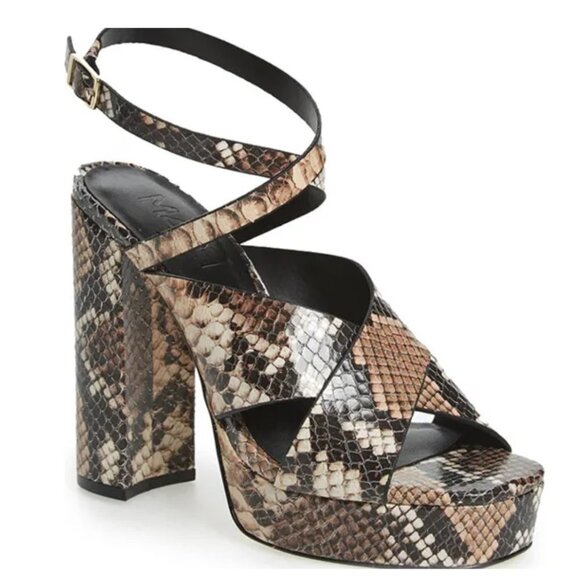 Priscilla Wraparound Platform Sandal -‎ Women's Size 10 - Picture 1 of 14